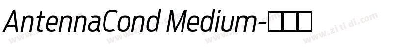 AntennaCond Medium字体转换